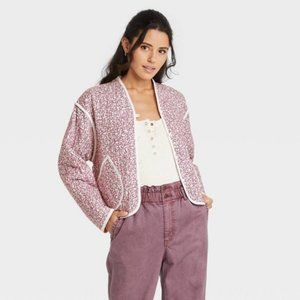 Women's Quilted Jacket - Universal Thread - Purple - L